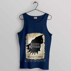 Kittens Houses Game of Thrones Navy Tank Top