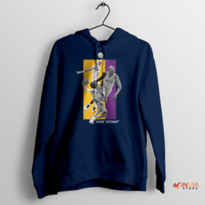 Kobe Dunk NBA Basketball GOAT Navy Hoodie