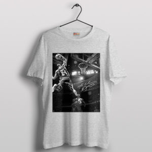 Kobe Jump Shot Alone 24 Lakers Sport Grey T-Shirt