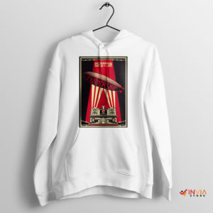 Led Zeppelin CD Cover Art Mothership White Hoodie