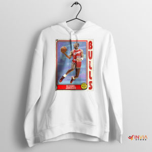 Legend Basketball Card Jordan Bulls White Hoodie