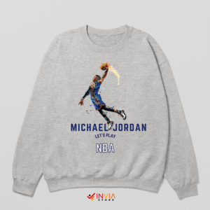 Let's Play Michael Jordan Chaos Sport Grey Sweatshirt