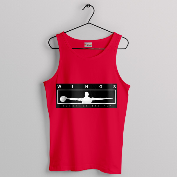 Limited Jordan Wing Graphic Red Tank Top