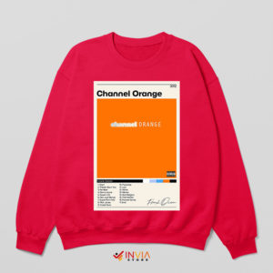 List Frank Ocean Channel Orange Songs Red Sweatshirt