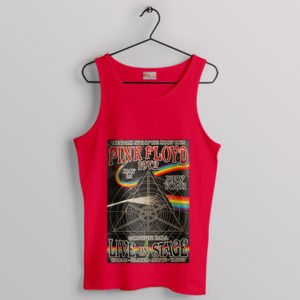 Live 1972 Dark Side of the Moon Tour Red Tank Top