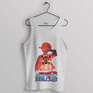 Live action One Piece Luffy Gear 5 Sport Grey Tank Top