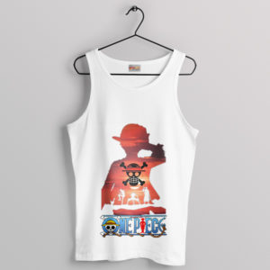 Live action One Piece Luffy Gear 5 White Tank Top