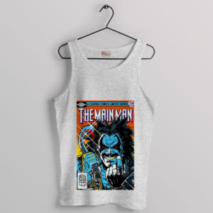 Lobo DC Multiverse The Main Man Sport Grey Tank Top