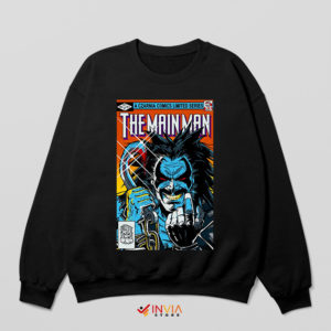 Lobo The Main Man Comic Art Black Sweatshirt