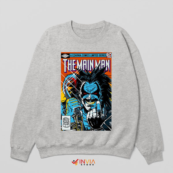 Lobo The Main Man Comic Art Sport Grey Sweatshirt