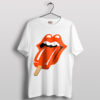 Lollipop Tongue and lips Rolling Stone T-Shirt