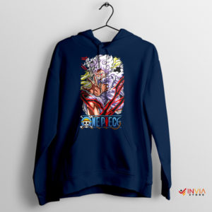 Luffy Gomu Gomu No Mi Gear 5 Navy Hoodie