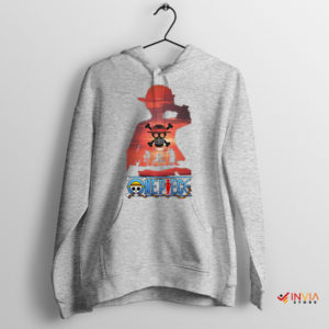 Luffy Straw Hat Gear 5 Netflix Anime Sport Grey Hoodie