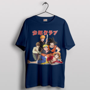 Luffy and Friends Shonen Jump Anime Navy T-Shirt