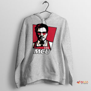 MCU Tony Stark Meme KFC Logo Sport Grey Hoodie