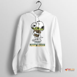 Mandalorian Baby Yoda With Snoopy Hoodie