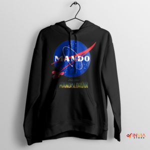 Mando Star Wars Meme Original Nasa Logo Black Hoodie