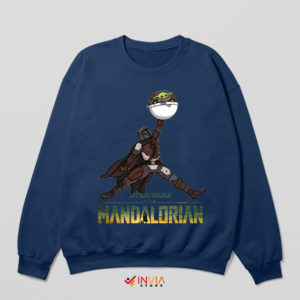 Mando and Grogu Season 3 Air Jordan Navy Sweatshirt