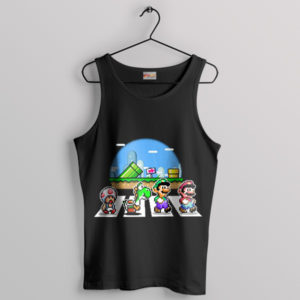 Mario Bros Abbey Road Movie Merch Tank Top