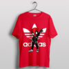 Marvel Deadpool 3 Adidas Fashion T-Shirt