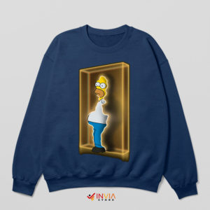 Marvel Loki Time Door Homer Navy Sweatshirt