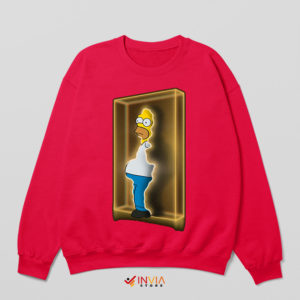 Marvel Loki Time Door Homer Red Sweatshirt