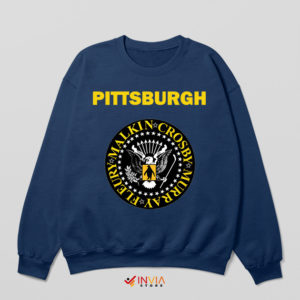 Mascot Pittsburgh Penguins Ramones Navy Sweatshirt
