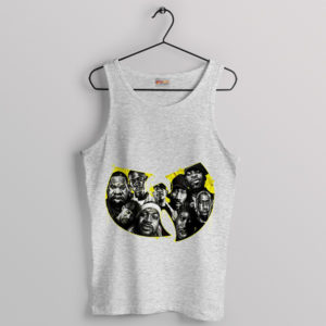 Members Wu Tang Clan Symbol Sport Grey Tank Top