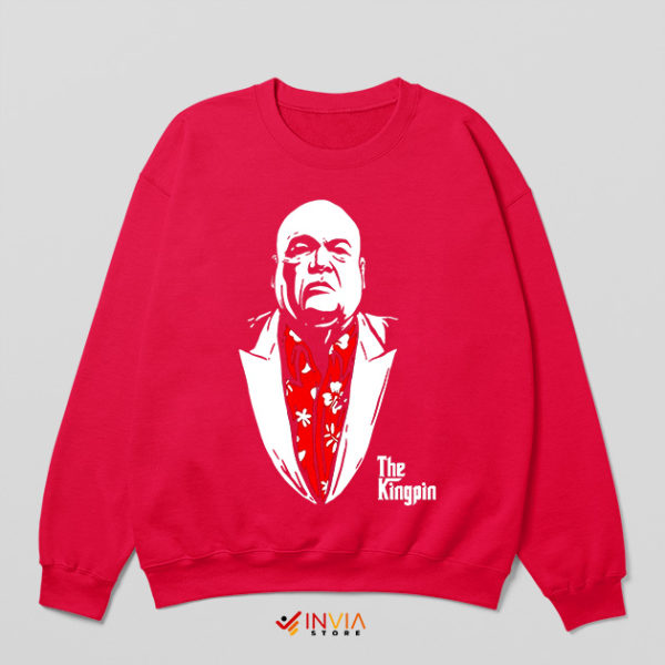 Meme Godfather Daredevil Kingpin Red Sweatshirt