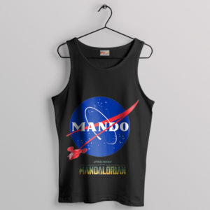 Meme New Nasa Logo Din Djarin Mando Black Tank Top