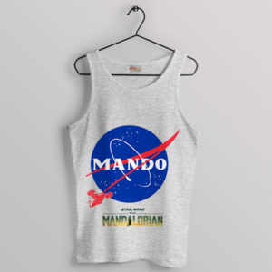 Meme New Nasa Logo Din Djarin Mando Sport Grey Tank Top