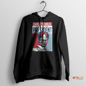 Meme President Dwight Schrute Idiot Quote Hoodie
