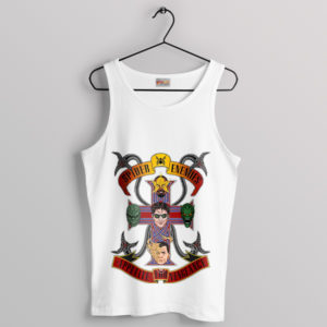 Meme Spider-Man Villains Guns n Roses Albums White Tank Top