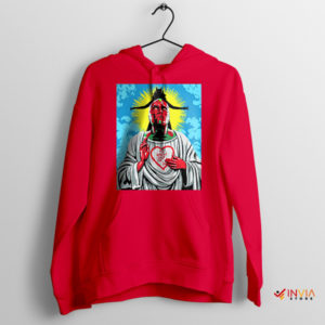 Meme To Grow Old in V Wandavision Red Hoodie