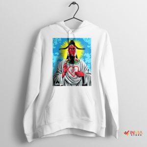 Meme To Grow Old in V Wandavision White Hoodie