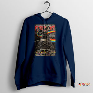 Merch Dark Side of the Moon Tour 1972 Navy Hoodie