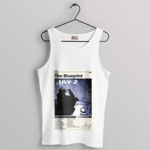 Merch Jay Z The Blueprint Tracklist Songs White Tank Top