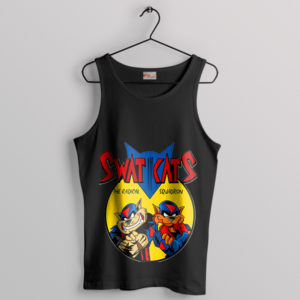 Merch Swat Kats Cartoons Black Tank Top