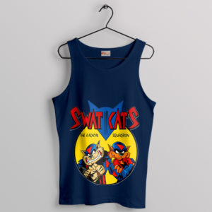 Merch Swat Kats Cartoons Navy Tank Top