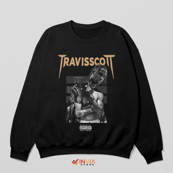 Merch Tour Travis Scott First Hit Song Black Sweatshirt