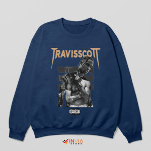 Merch Tour Travis Scott First Hit Song Navy Sweatshirt