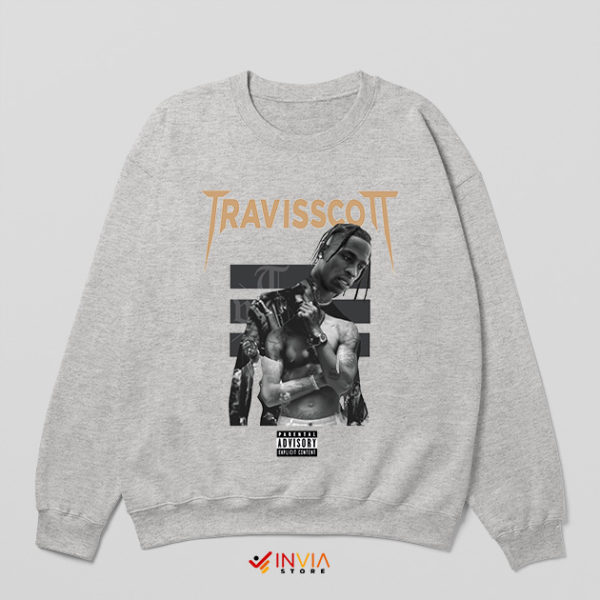 Merch Tour Travis Scott First Hit Song Sport Grey Sweatshirt