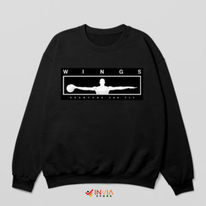 Michael Jordan Wing Span NBA Black Sweatshirt