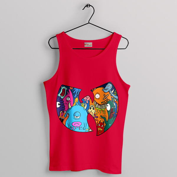 Monster Inc Family Wu-Tang Clan Red Tank Top