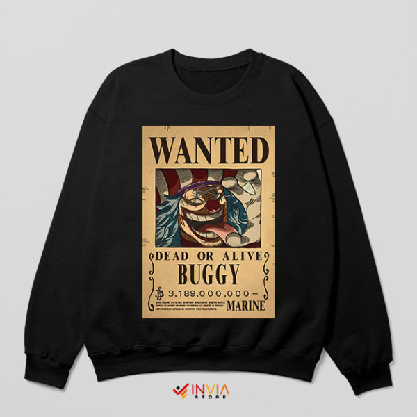 Most Wanted Clown Pirate Buggy Sweatshirt