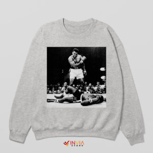 Muhammad Ali Last Fight Sonny Liston Sport Grey Sweatshirt