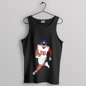 Muscles Saquon Barkley NY Giants Black Tank Top