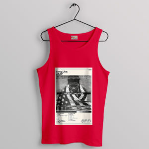 Music Chart Long Live Asap Album Red Tank Top