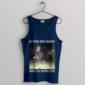 My Liver Will Handle What My Heart Can't Album Navy Tank Top