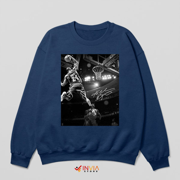 NBA Kobe Dunk on Lebron Moment Navy Sweatshirt